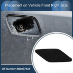 Front Right Washer Nozzle Cover Cap for Volkswagen Passat B8 (2015–2022) Black