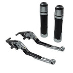 Extendable Brake Clutch Lever Grip Set for Yamaha YZF R1 R1M (2015-2023)