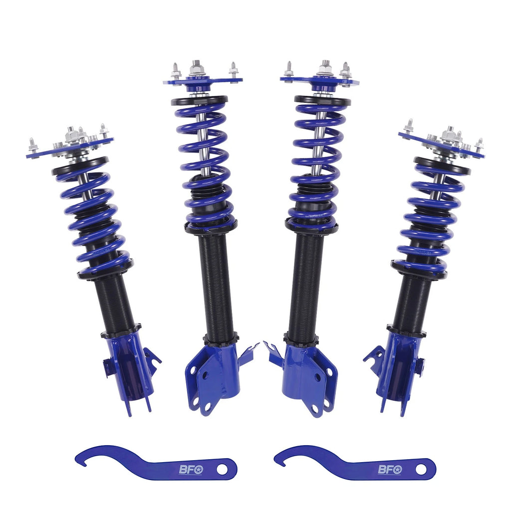 BFO Adjustable Coilover Lowering Kit for Subaru Impreza WRX (2000–2007), Forester (2003–2008)