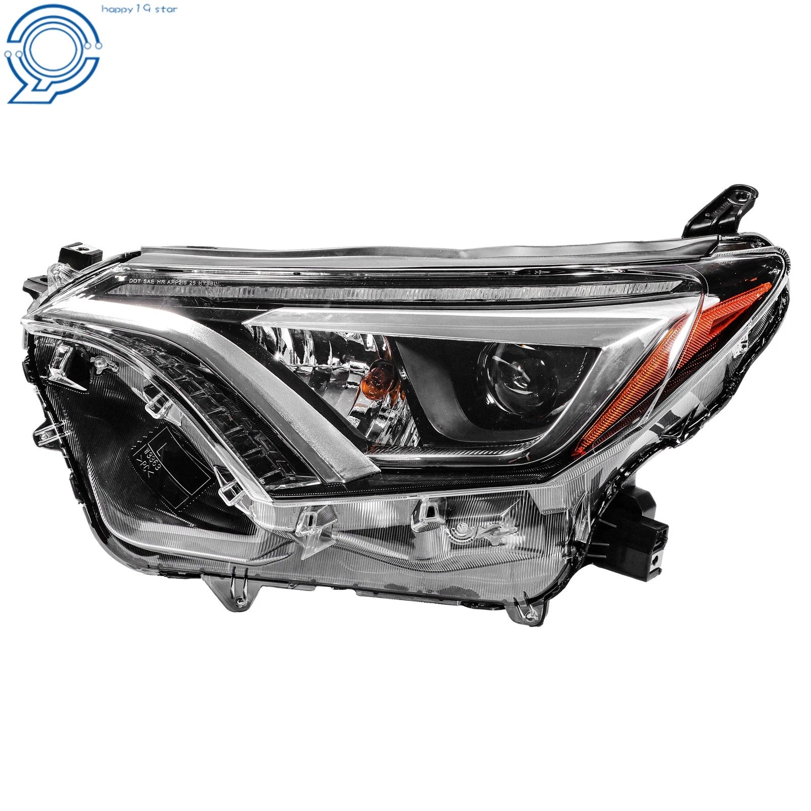 Set of 2 LED Headlights for Toyota RAV4 (2016-2018)