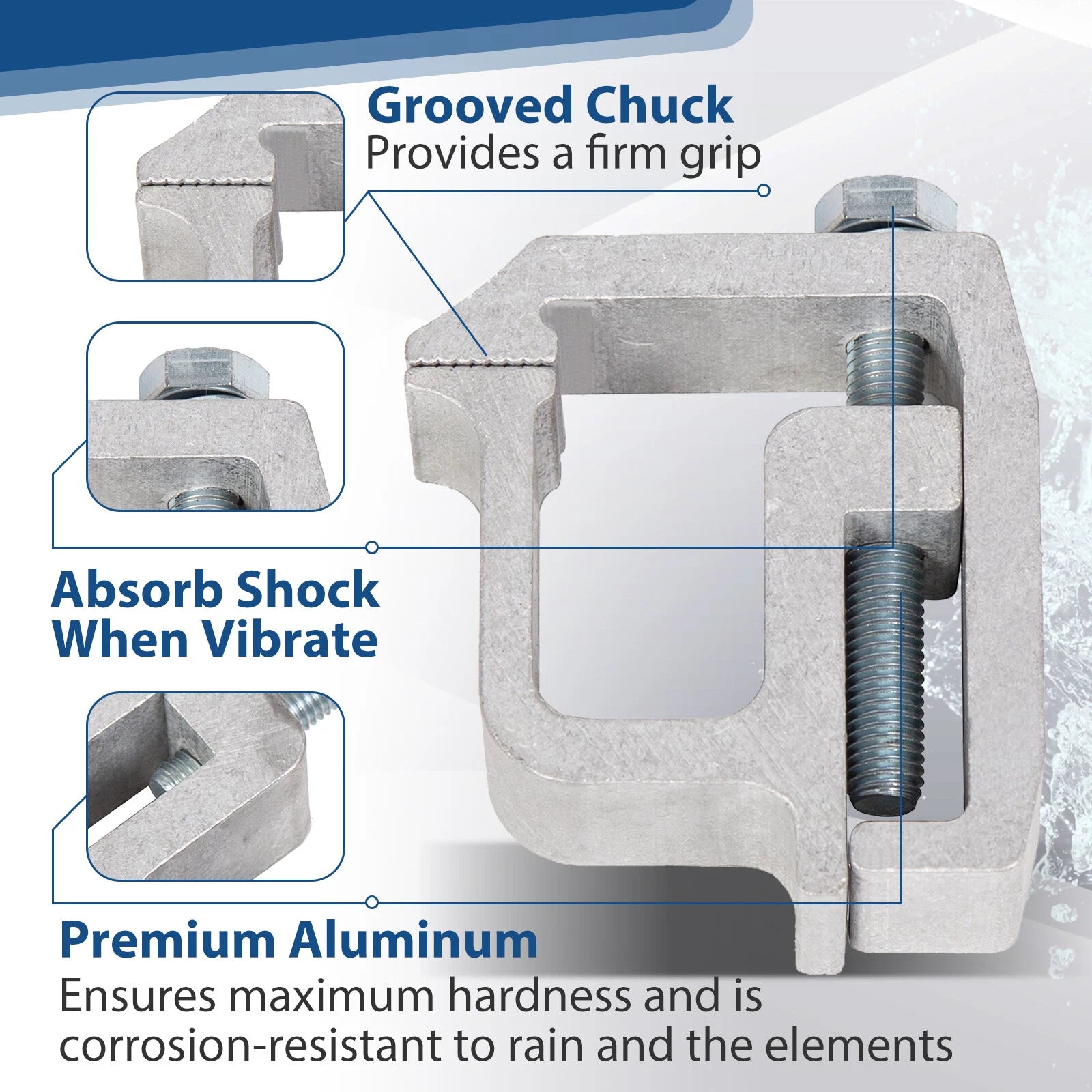 Set of 4 Heavy Duty Mounting C-Clamps for Truck Cap Topper (Fits )