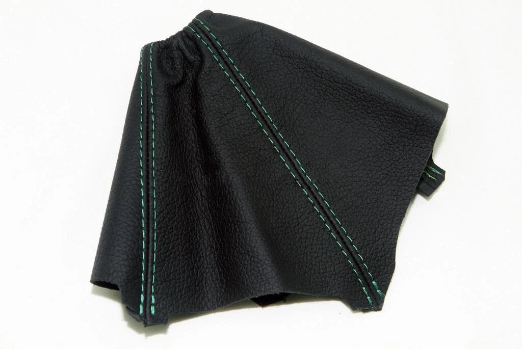 Manual Boot Leather Synthetic for Dodge Challenger (2008–2014) Green Stitch