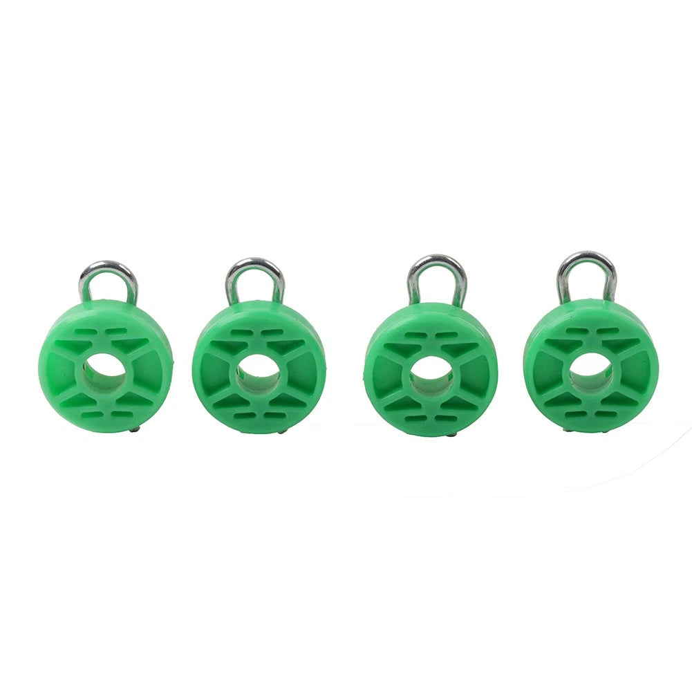 4X Front Power Window Regulator Guide Roller Clip for Saab 9-3 9-5 (1999–2009) & Volvo S70 (1998–2000)