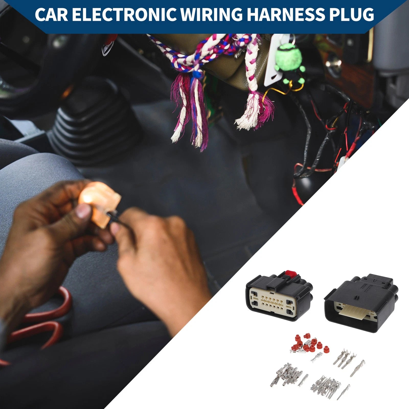 16 Pins Wiring Harness Plug for Buick (Year Range Not Specified)