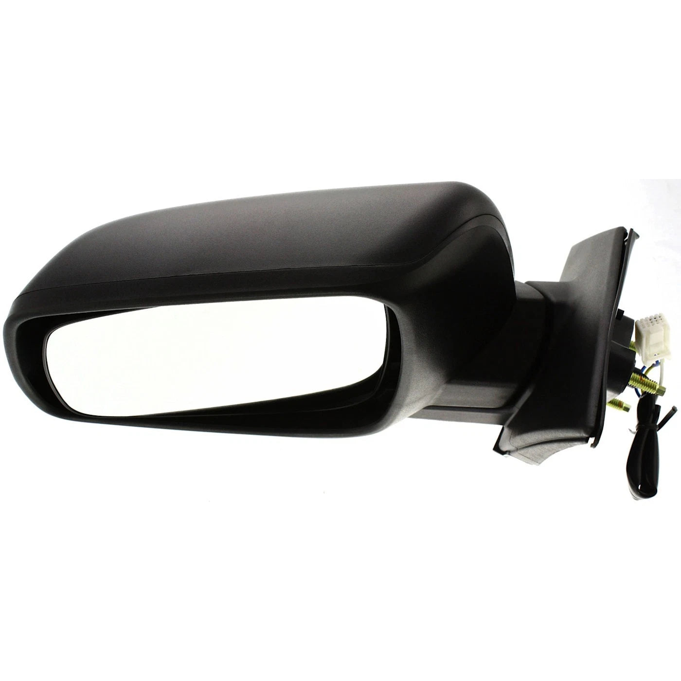 Power Mirror for Mitsubishi Lancer (2008–2014) Left Textured Black Manual Folding