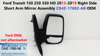 Right Side Short Arm Mirror Assembly for Ford Transit 150 (2015–2019) CK4Z-17682-AB