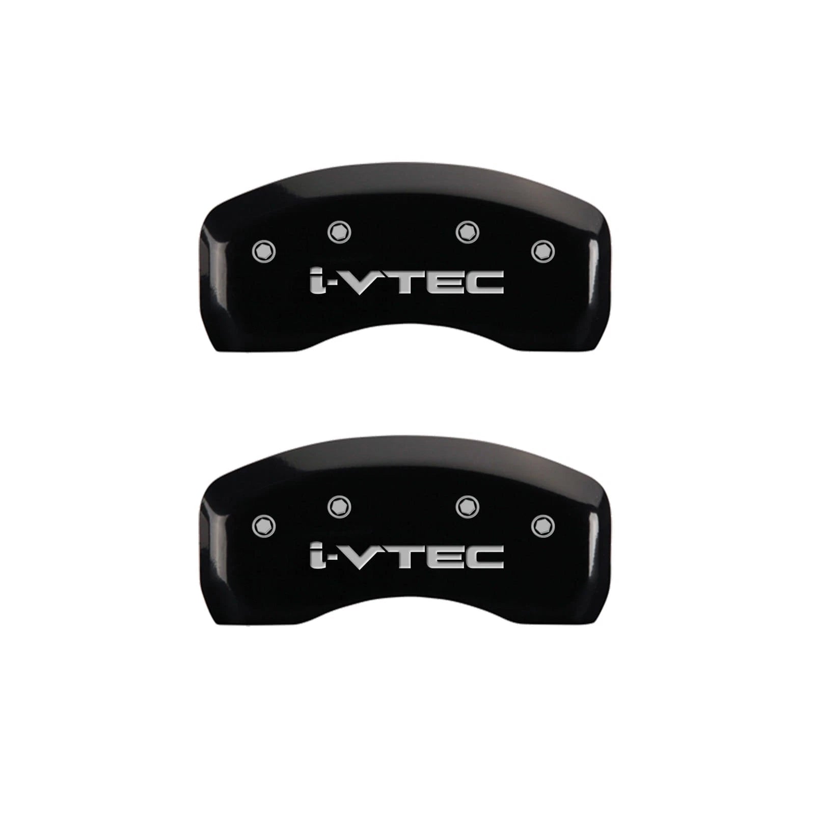 Caliper Covers Set of 4 Black i-VTEC Logo for Acura MDX (2017–2020)