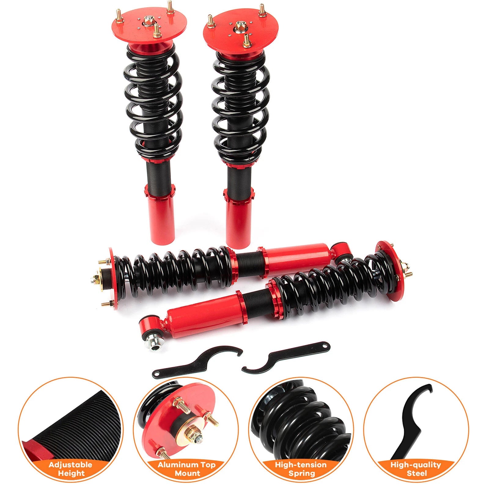 Coilovers for BMW 5 Series E60 (2004–2010) Adjustable Height Suspension Kit