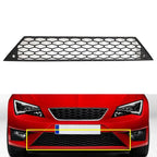 Matte Black Front Lower Bumper Grille for Seat Leon FR (2013-2017)