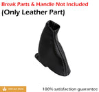 E Brake Boot for Acura TSX (2004–2008) Carbon Fiber White Stitch