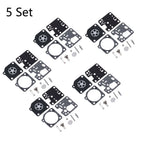 Set of 5 Carburetor Repair Kits for ECHO ES230 ES231 PB230 PB231 GT-200 ZAMA RB-107