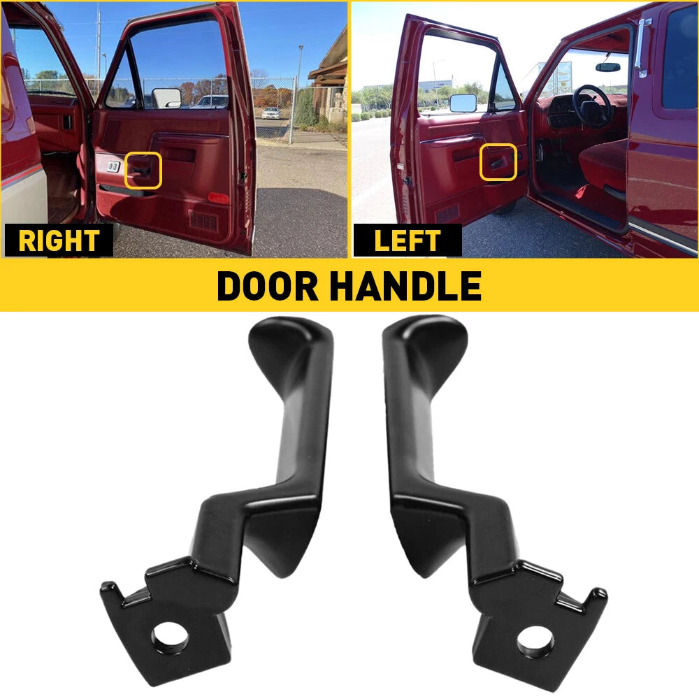 2X Metal Interior Door Handles for Ford Bronco F150 F250 F350 F53 F59 F800