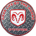 12" Round Horns Sign for Ram Truck