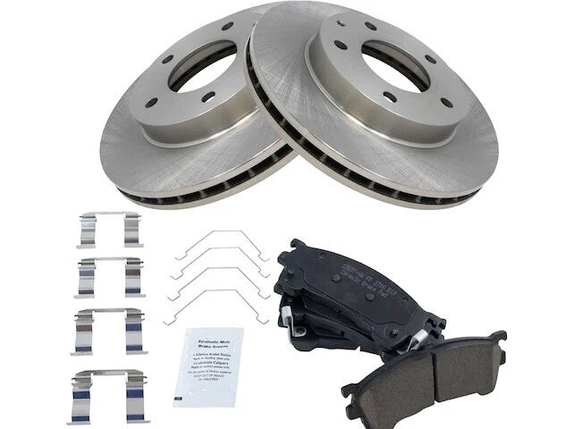Front Brake Pad and Rotor Kit for Mazda MX6 (1993–1997) DS573VN