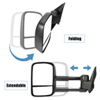 Pair Tow Mirrors for Chevy Silverado Avalanche Suburban GMC Cadillac (2007–2014)