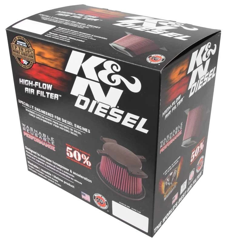 K&N E-0776 Air Filter for Dodge Ram 2500 3500 5.9L L6 (2003–2009)