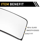 Heated Right Side Mirror Glass for Chevrolet Silverado 2500 3500 HD (2007–2019)