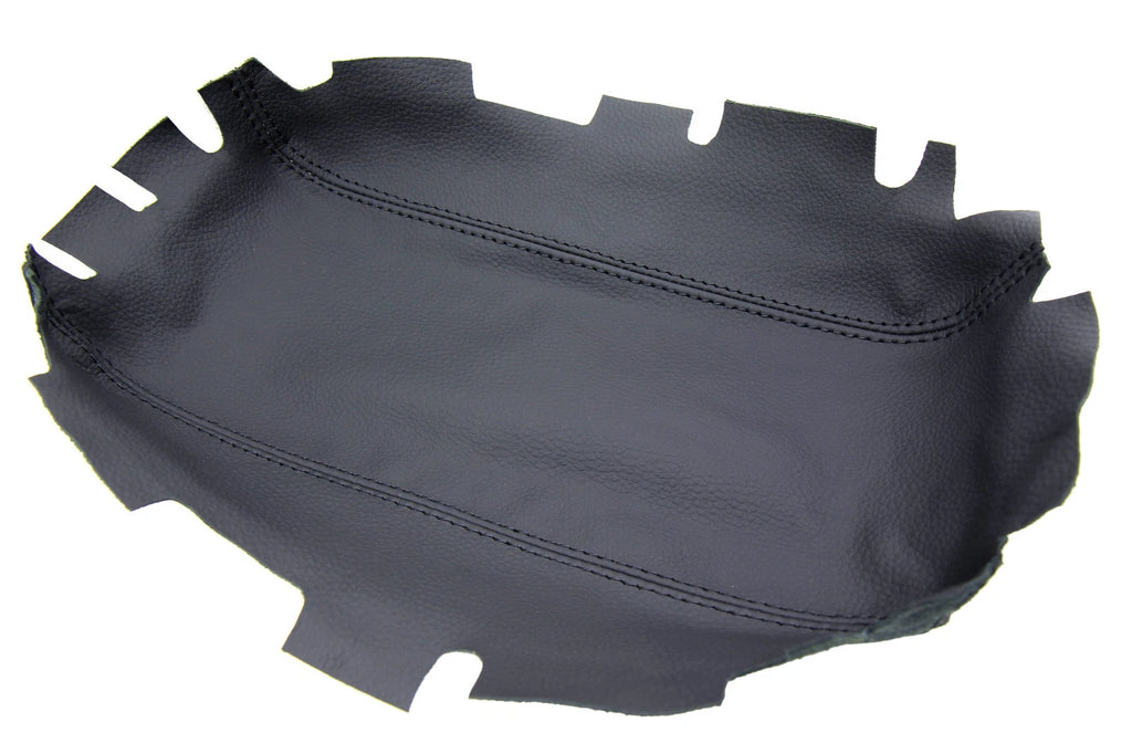 Center Console Lid Armrest Cover for Honda Civic (2012–2015) Black PVC Leather