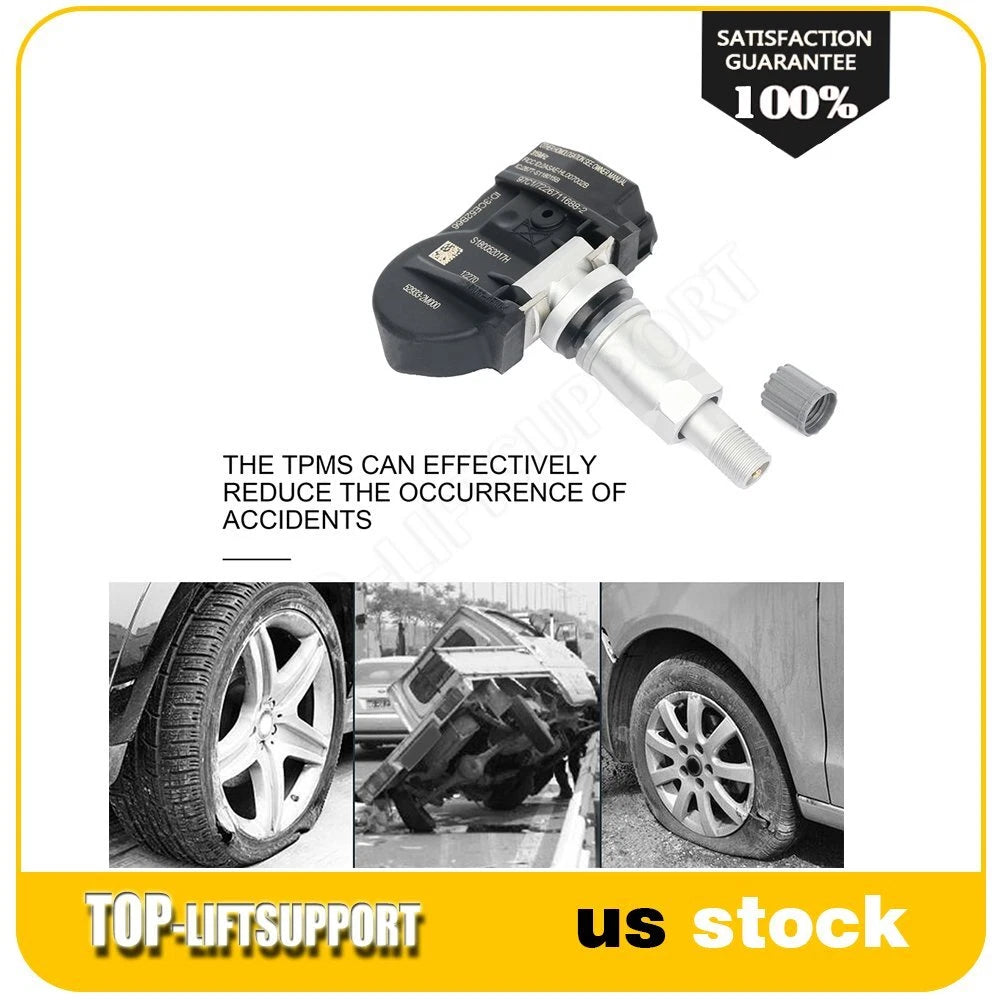 Set of 4 Tire Pressure Sensors for Hyundai (315 MHz)