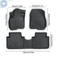 TPE Floor Mats for Honda CR-V (2017–2022) All Weather Anti-Slip