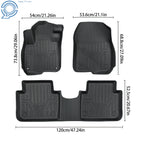 TPE Floor Mats for Honda CR-V (2017–2022) All Weather Anti-Slip
