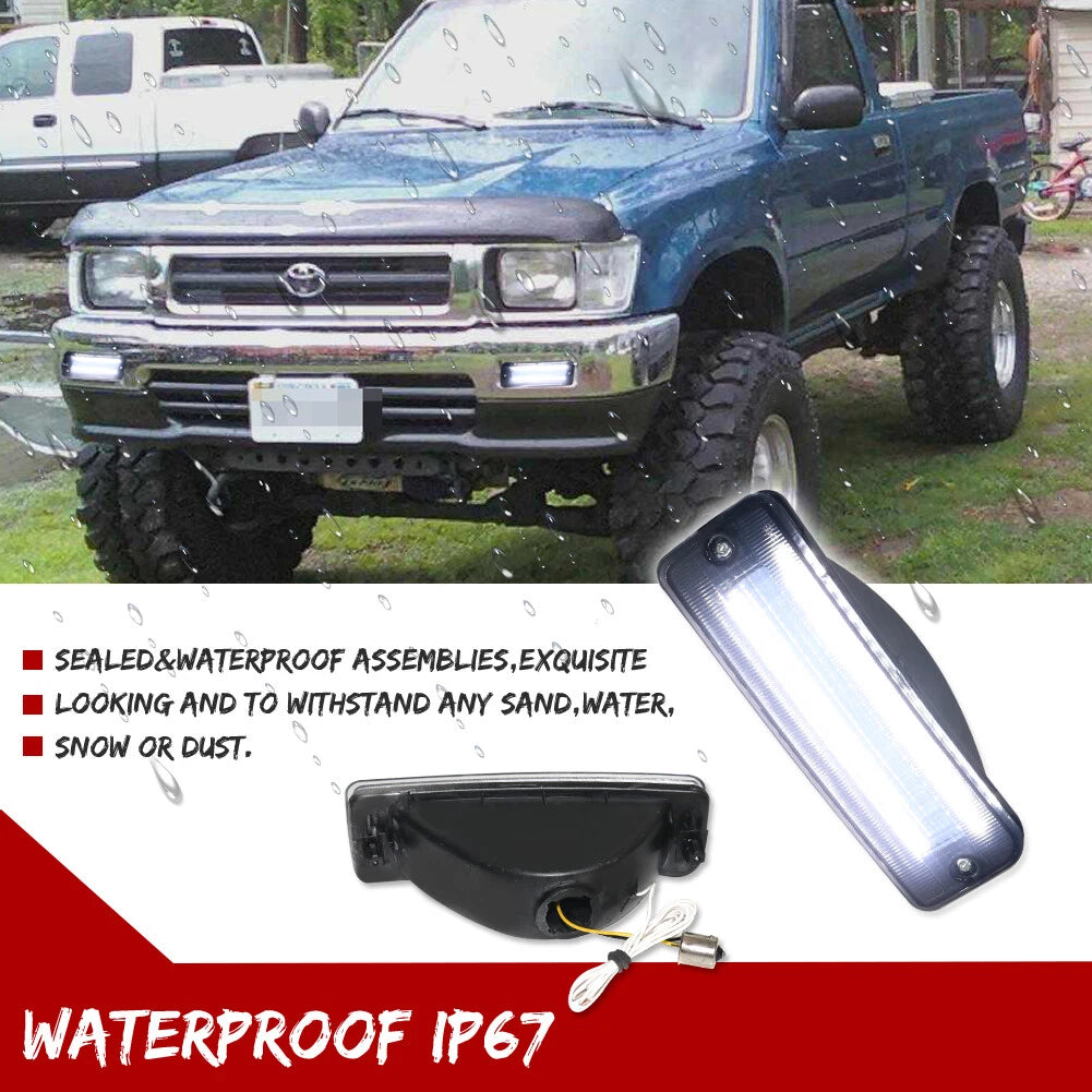Sequential Switchback LED Front Parking Signal Lights for Toyota T100 (1993–1998)