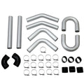 3" Aluminum Intercooler Piping U-Pipe Kit with Coupler & T-Clamps