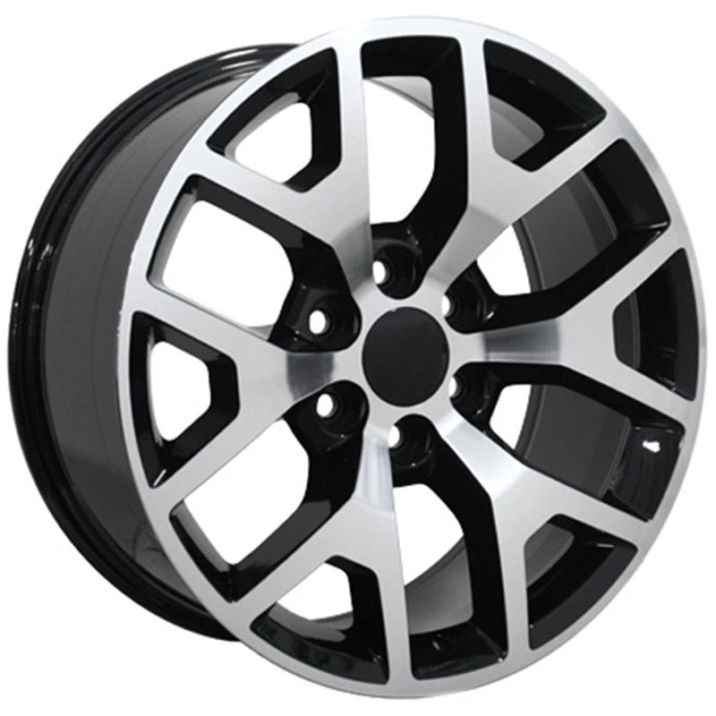 Black Wheel 20x9 w/Machined Face for 1992-2014 Chevy Suburban - OWH1498