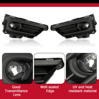 LED Bumper Fog Lights Lamps w/Bezel Switch Wiring for Honda CR-V (2020–2022)