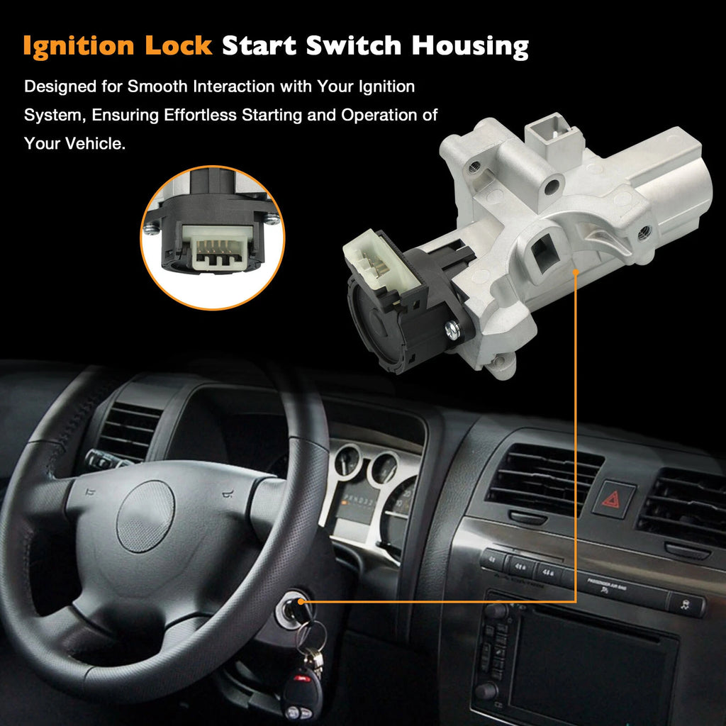 Ignition Lock Switch Cylinder Housing for Chevy Colorado GMC Canyon (2004-2012)