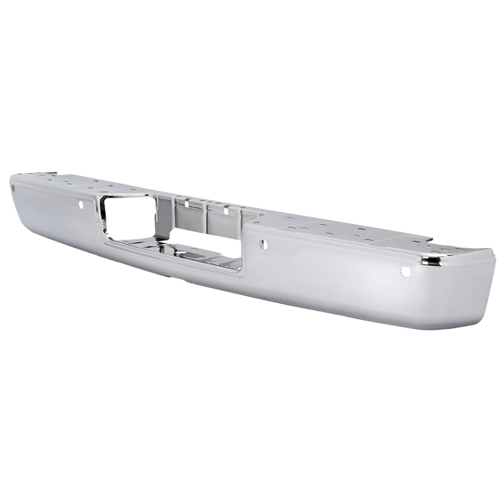 Rear Step Bumper Face Bar for Nissan Titan XD (2016–2020) with Sensor Holes