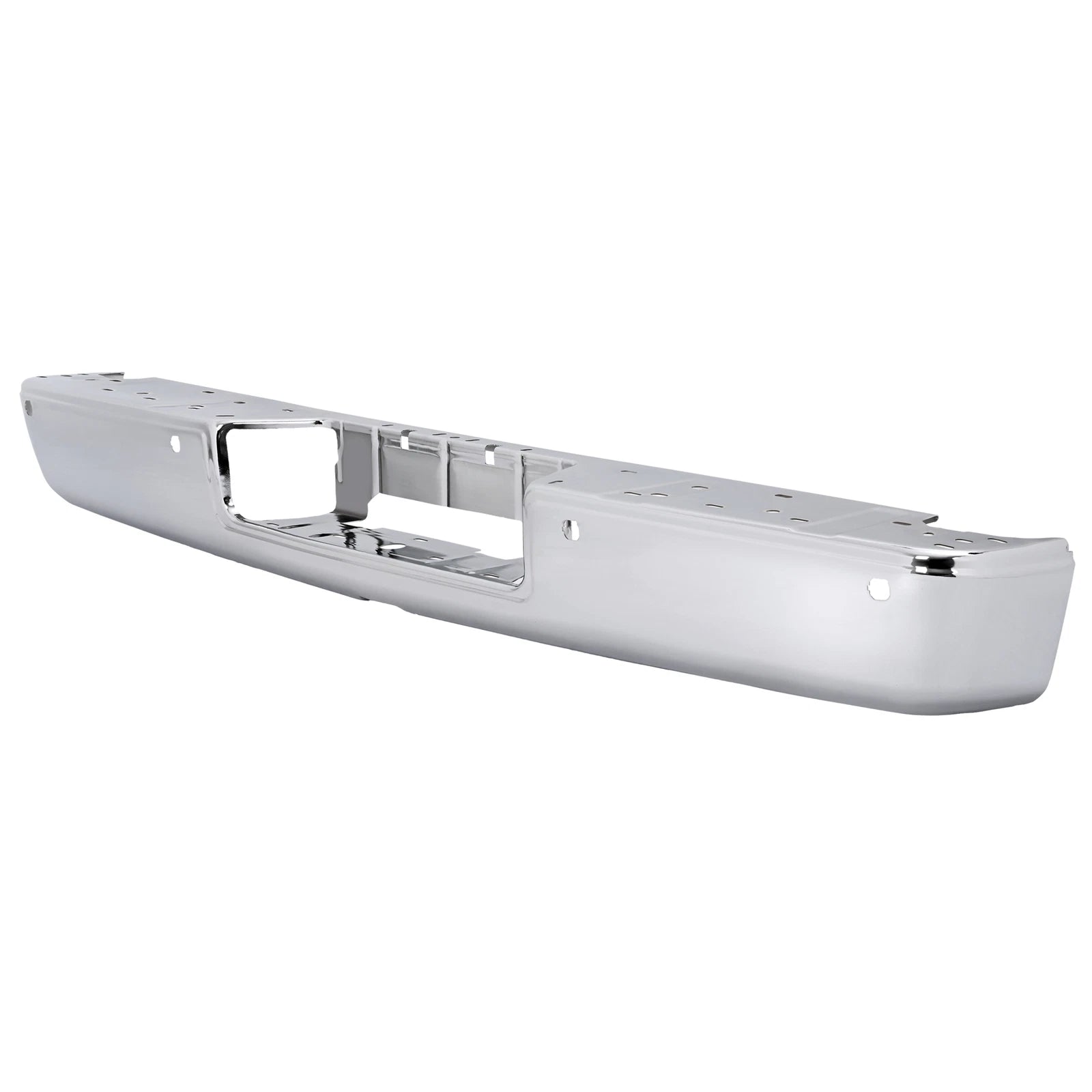 Rear Step Bumper Face Bar for Nissan Titan XD (2016–2020) with Sensor Holes