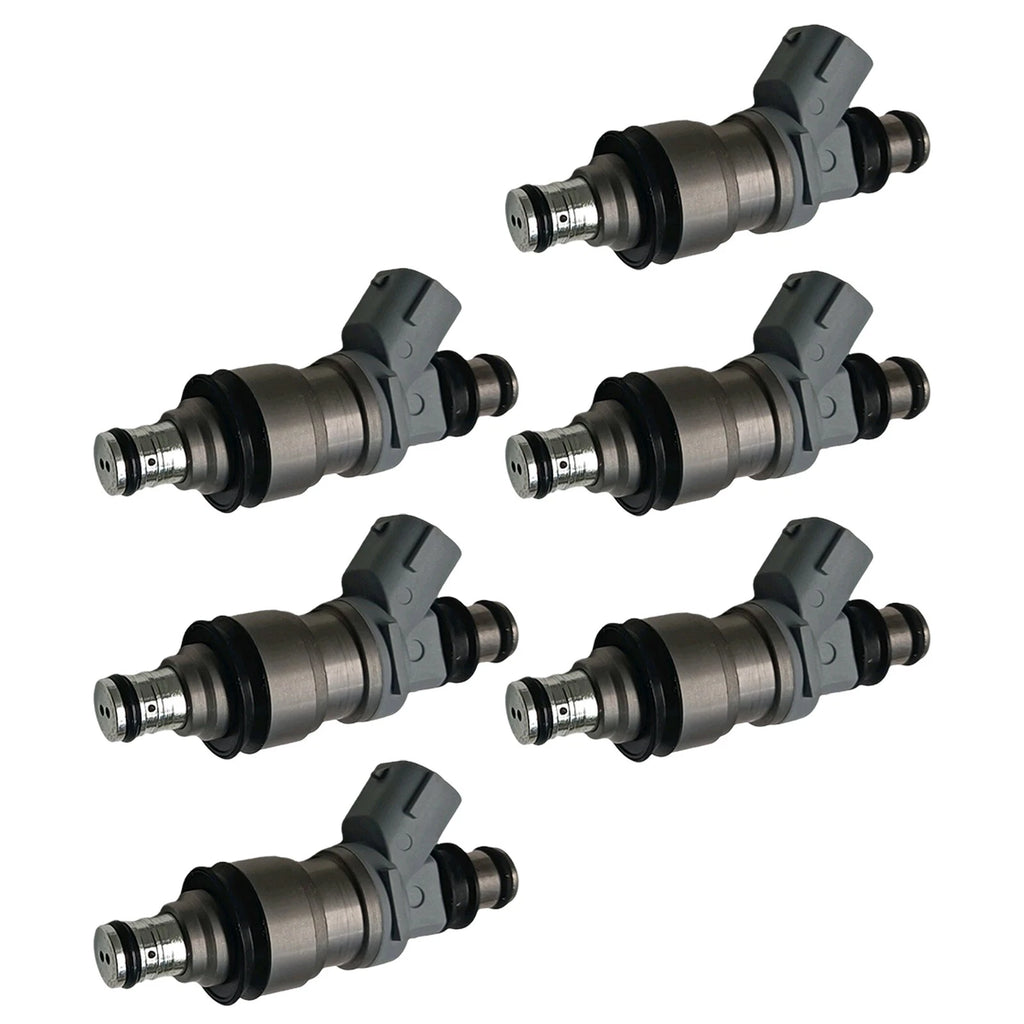 Set of 6 Fuel Injectors for Toyota 4Runner, Camry, Tacoma, T100 (1996–1998)