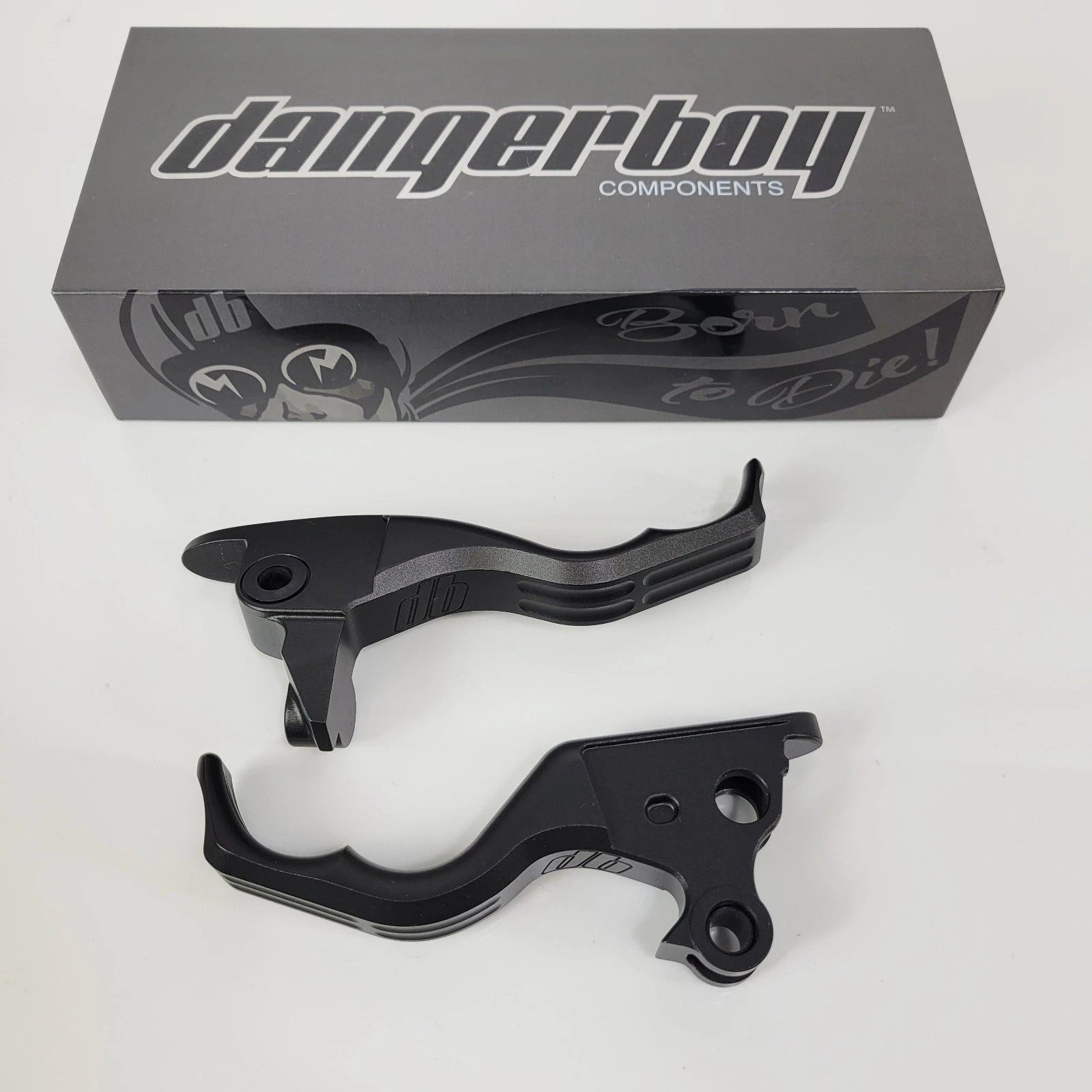 Dangerboy Short Style Lever Set for Harley Touring (2021–2023) T6061 Stealth Black