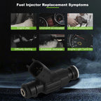 Set of 6 Fuel Injectors for Cadillac CTS SRX STS Buick LaCrosse Rendezvous (3.6L)
