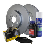 Front Brake Kit 321mm Disc Rotors & Akebono Pads for Buick Chevrolet GMC