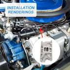Aluminum Dual Plane Intake Manifold for Ford Small Block Windsor 351W (1969–1996)