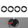 4 x Interior Door Lock Pin Cover Rings for Mercedes Benz GLC Class (2015-2021)