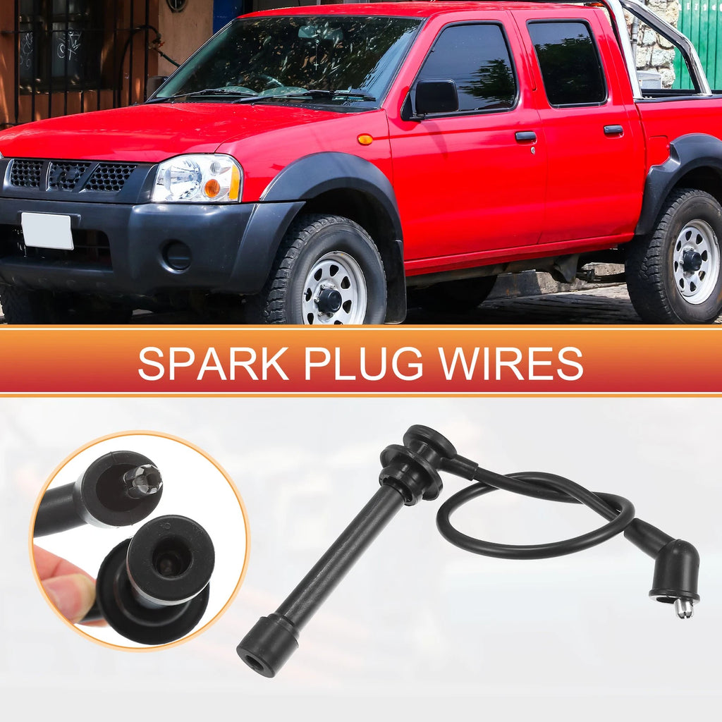 Set of 4 Spark Plug Wire Ignition Coil Cables No.224409Z060 for Nissan Frontier 