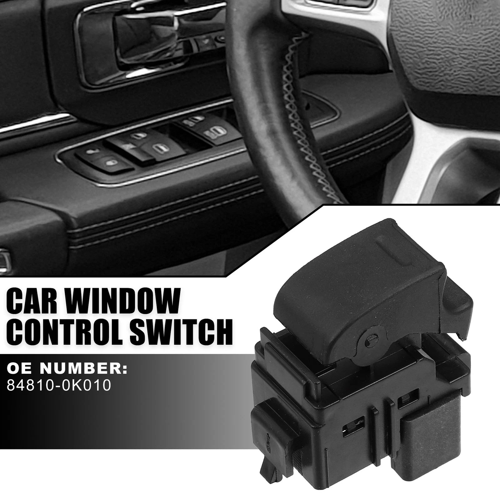 84810-0K010 Front Power Window Switch for Toyota Hilux Vigo (2004–2011)