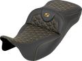 SADDLEMEN RoadSofa Tri Gripper Seat for Harley Davidson (2014–2023)