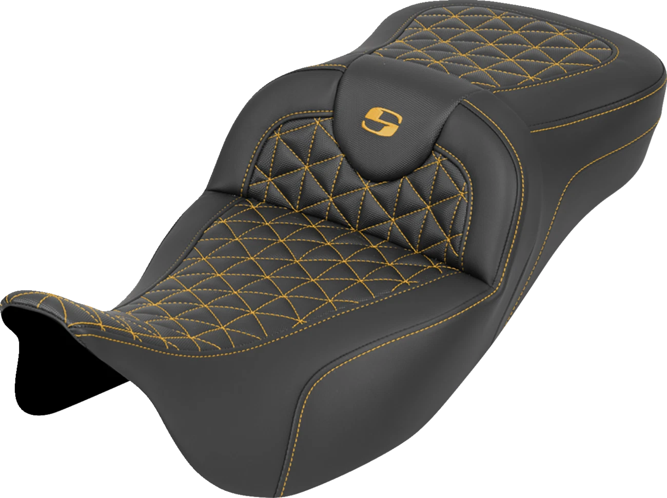 SADDLEMEN RoadSofa Tri Gripper Seat for Harley Davidson (2014–2023)