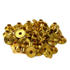 Pack of 50 Hucks & Collars for Peterbilt 379 (1/4" Large Flange)