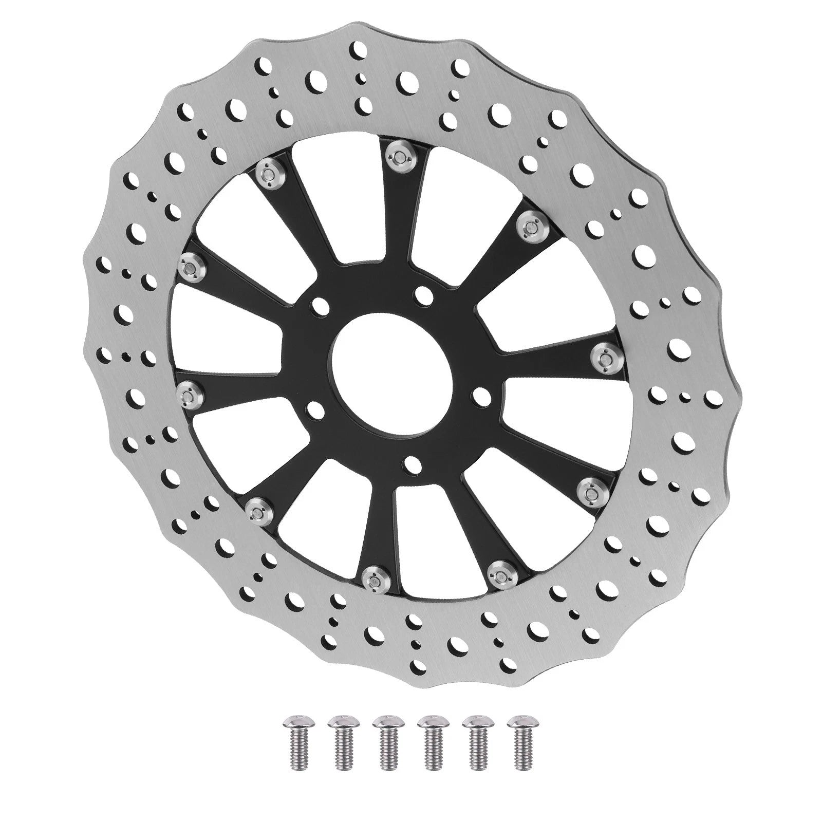 Front Brake Disc 299mm for Harley-Davidson Trike Tri Glide (2009–2019) Black