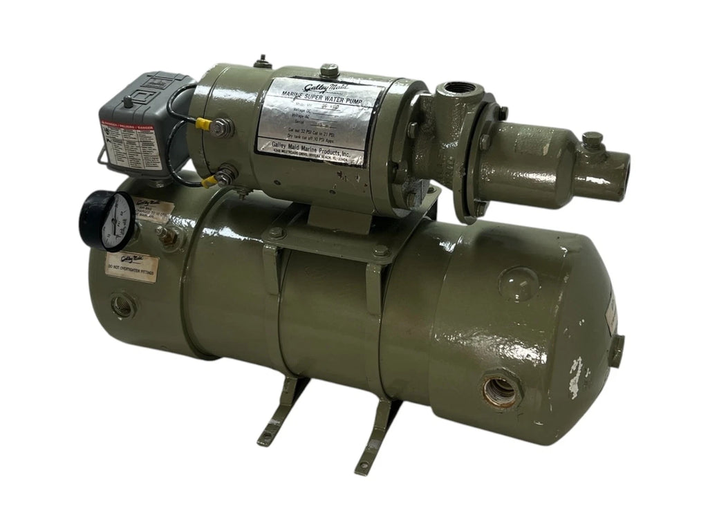 Galley Maid Water Pressure Pump w/ Accumulator Tank 7 GPM 24V MR Series