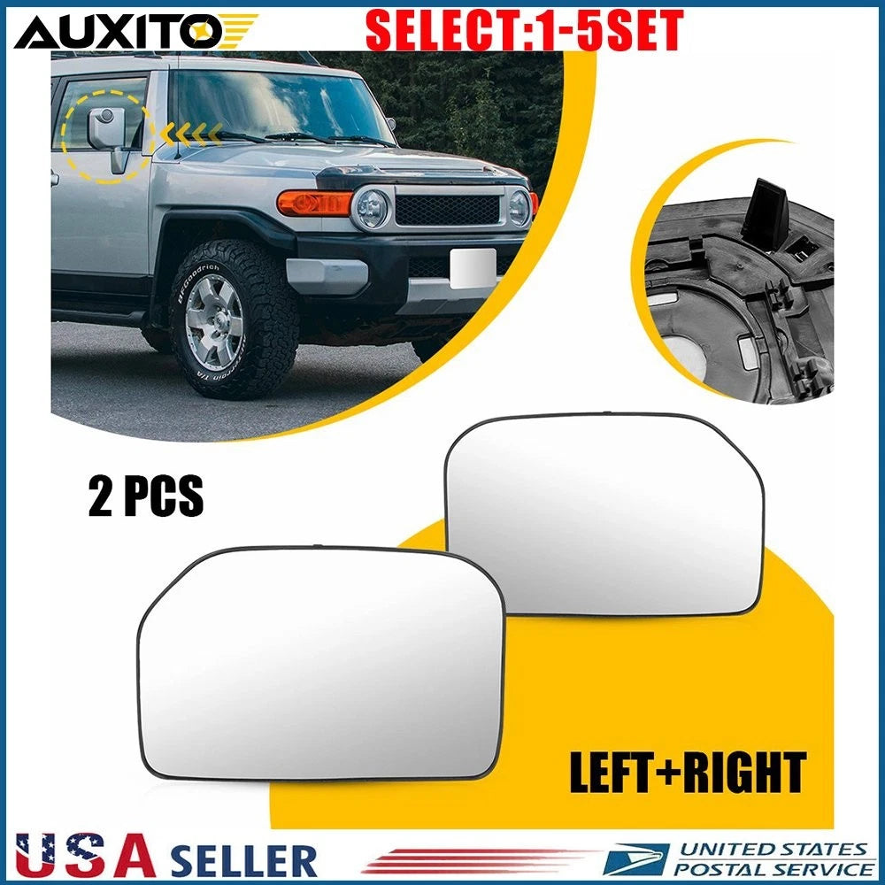Non-Heated Mirror Glass for Toyota FJ Cruiser (2007–2014) LH RH TO1324161