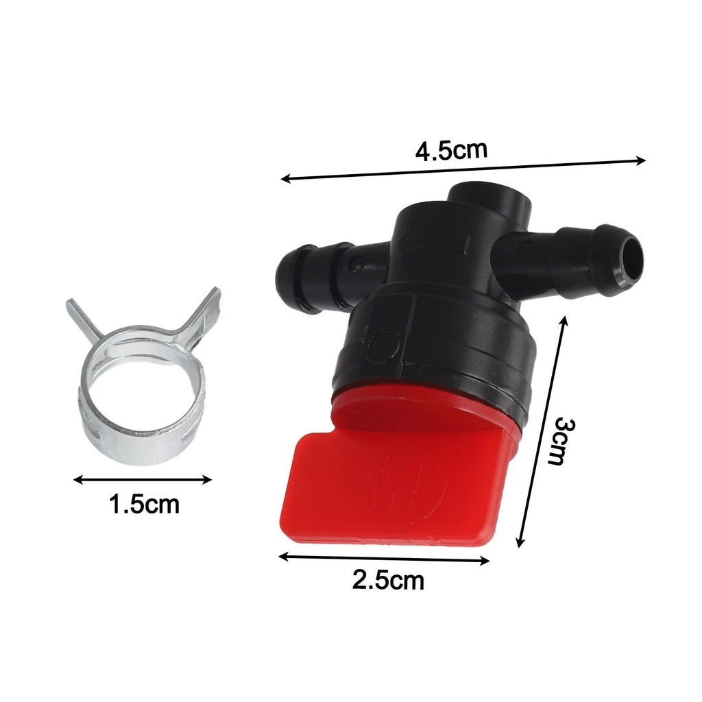 Set of 4 Fuel Gas Filter Shut Off Valve Clamps for Small Engines