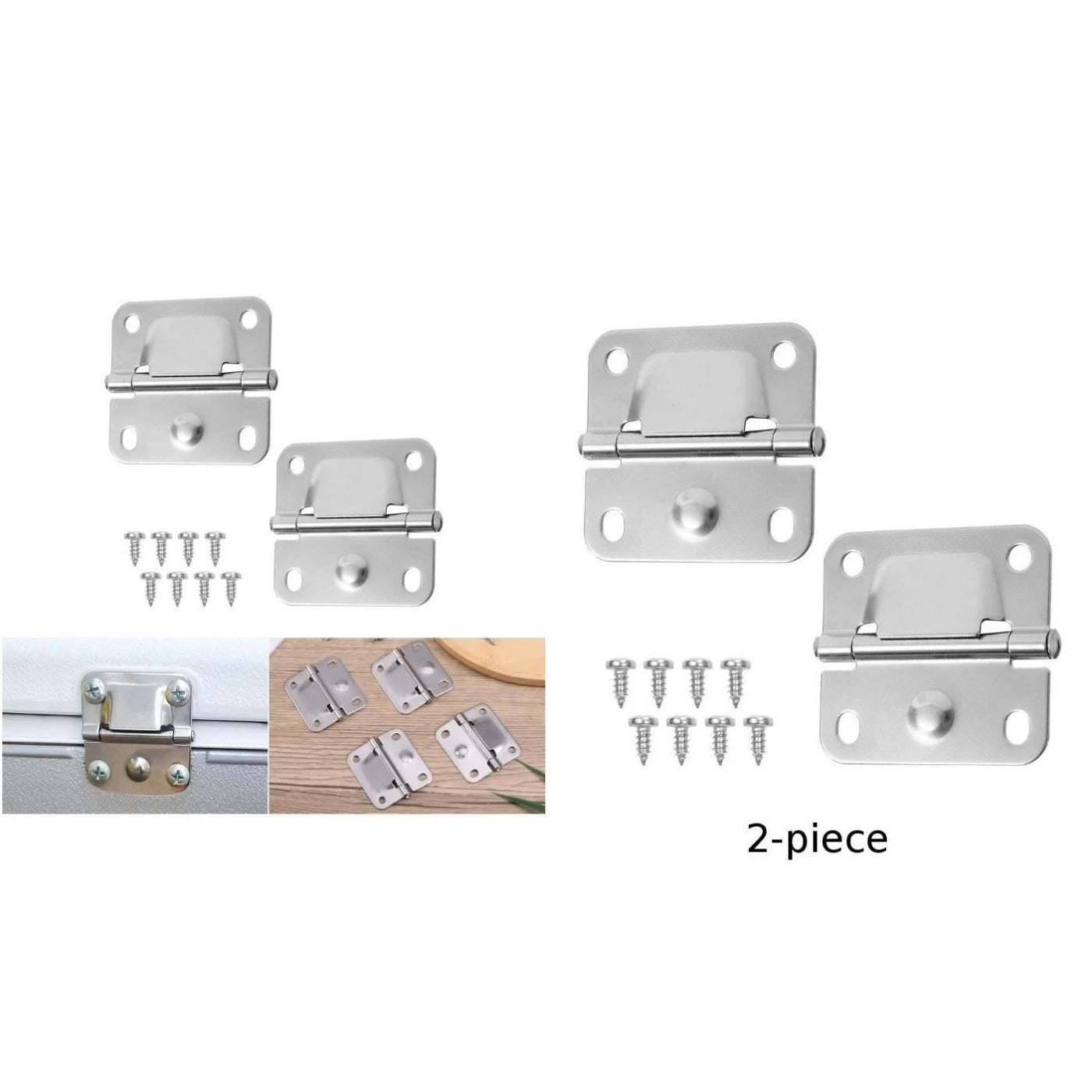 Stainless Steel Hinge Kit for Coleman Coolers (Camping, Boating)