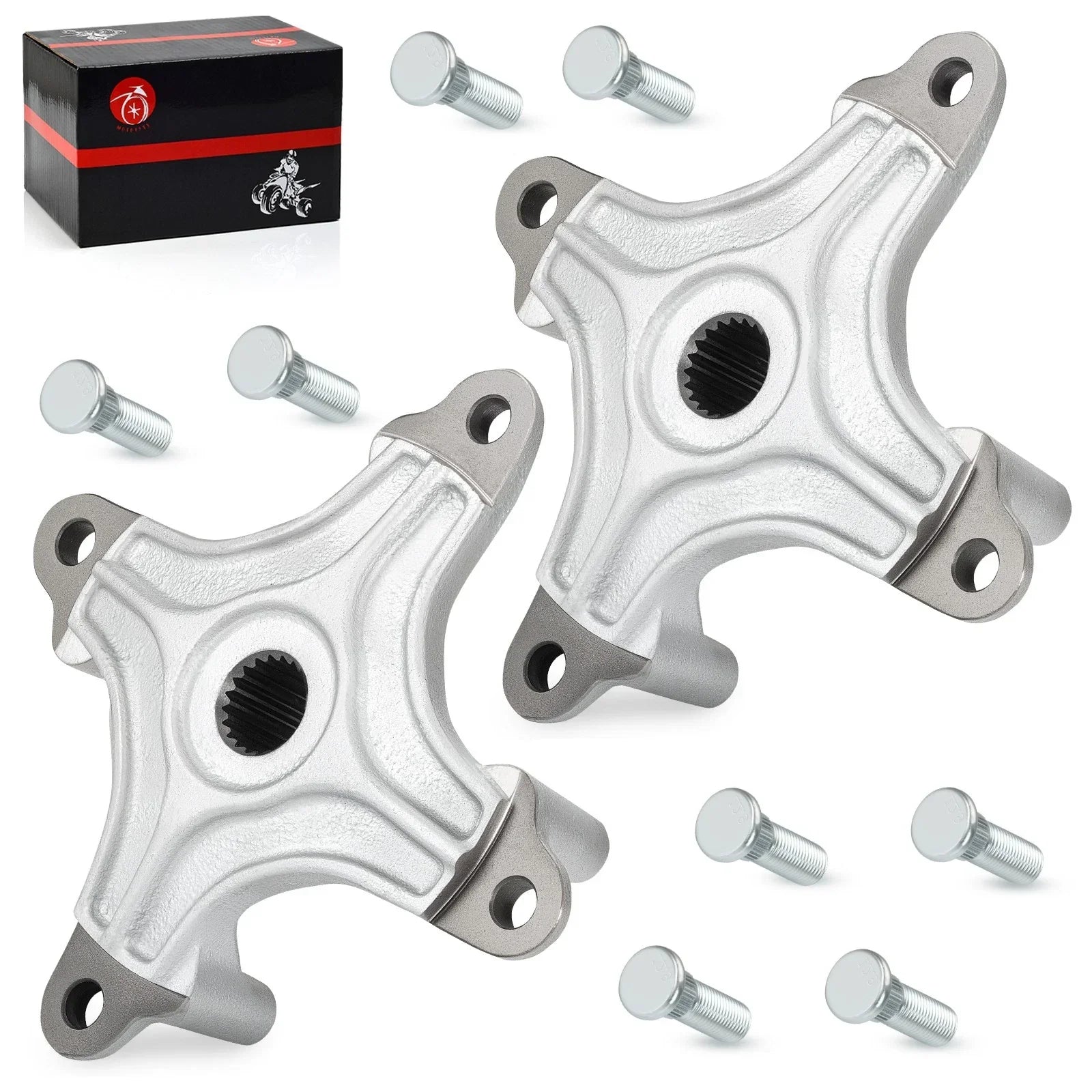 2 x Rear Wheel Hubs for Polaris Sportsman 300 (2008–2010)