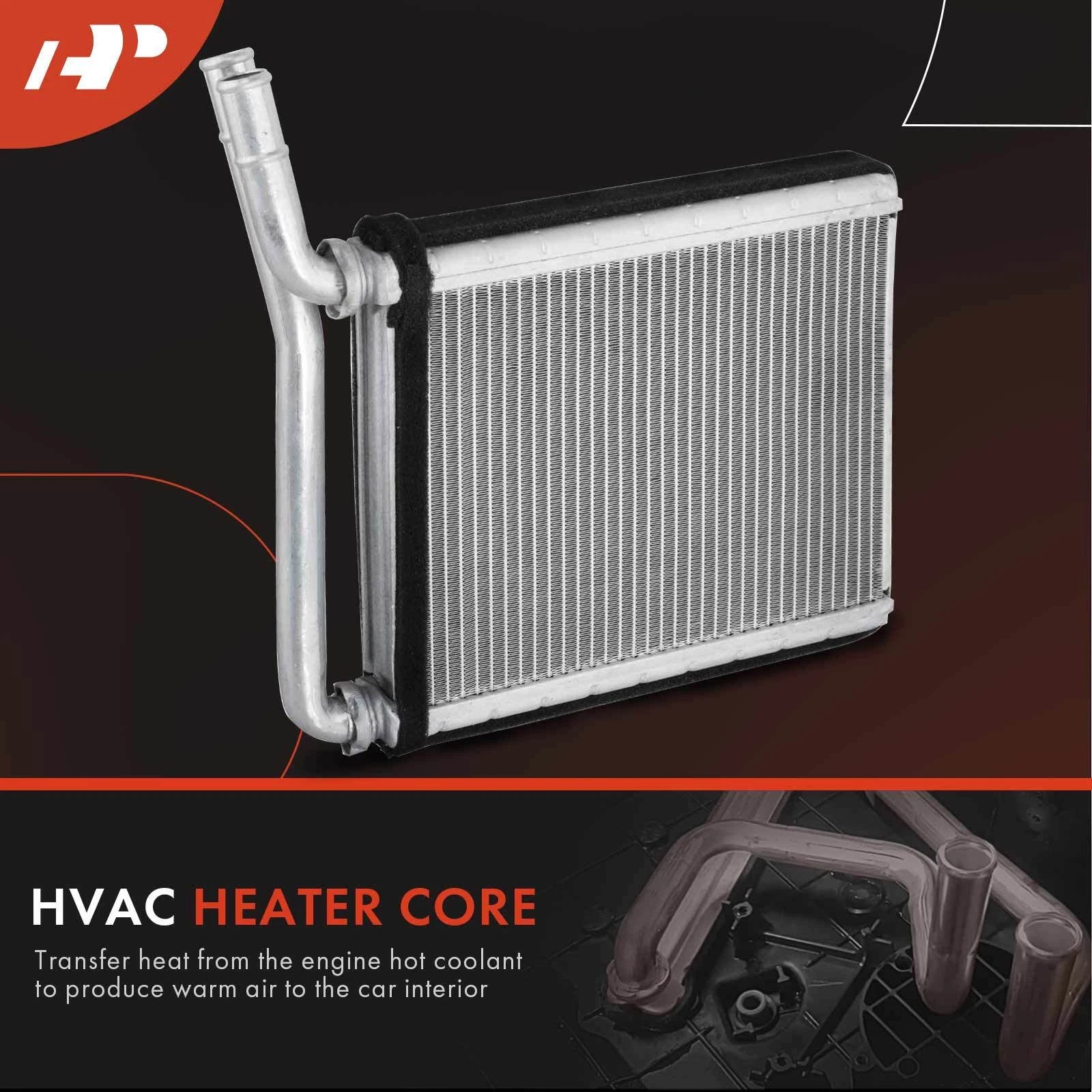 Front HVAC Heater Core for Toyota RAV4 Corolla Scion tC (2006–2018)